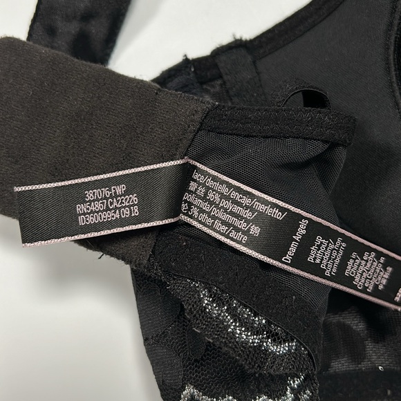 Victoria’s Secret Lace Embellished Lace sequin Bra size 32 B - Picture 9 of 14